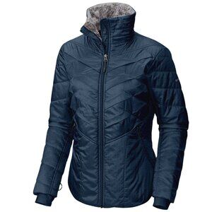 Columbia Women's Kaleidaslope II Jacket Coat Size S Blue Omni-Heat Thumbholes